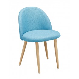 奧芬藍色布餐椅