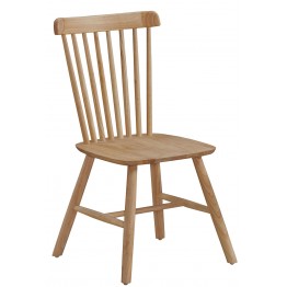溫莎原木色實木餐椅