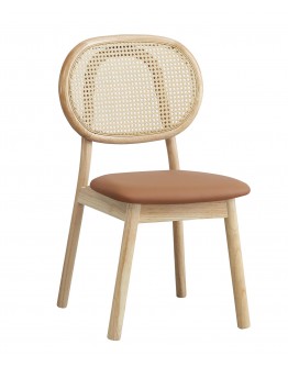 川崎橘皮實木餐椅