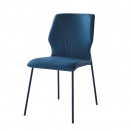 H34皮餐椅(藍色)