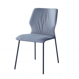 H34皮餐椅(灰色)
