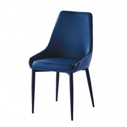 H24皮餐椅(藍色)