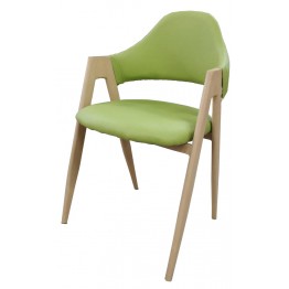 綠色A字造型餐椅