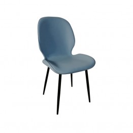 藍色造型餐椅
