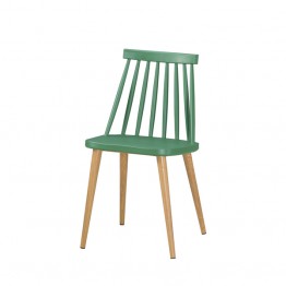 艾美造型椅(綠)(五金腳)