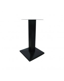 訂做單柱方柱方盤桌腳-黑色